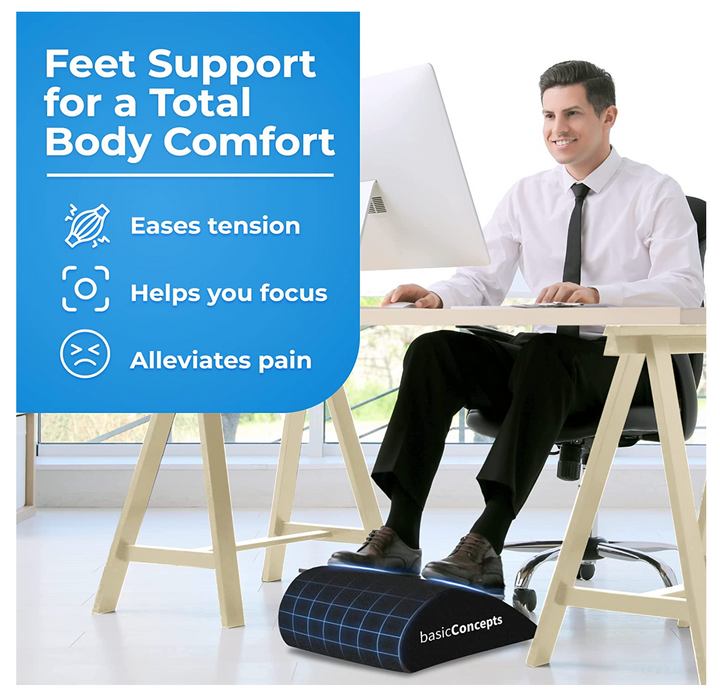 Foot Hammock Footrest, Adjustable Desk Foot Rest Hammock Office